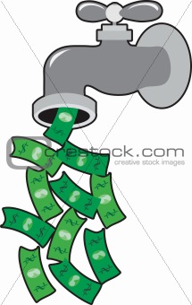 Image 3869893  Money Faucet From Crestock Stock Photos