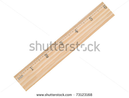 Inch School Ruler Stock Photo 73123168   Shutterstock