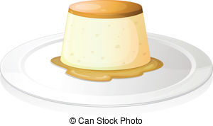 Puding   Illustration Of A Puding On A White Background