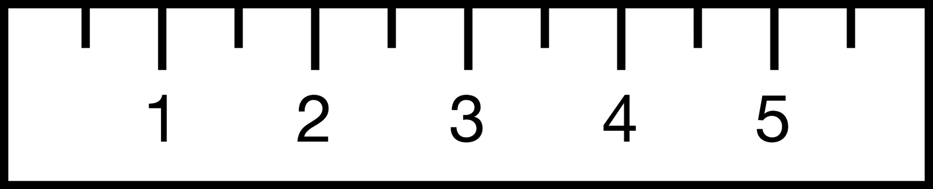 Six Inch Ruler   Clipart Etc