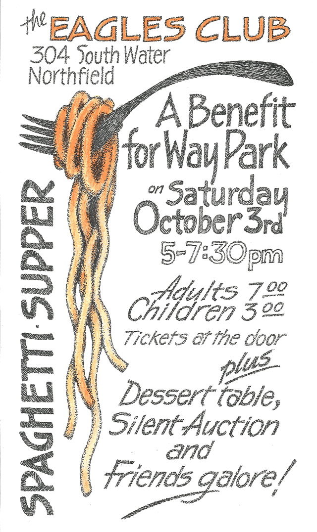 Spaghetti Supper Fundraiser For Way Park   Northfield Org