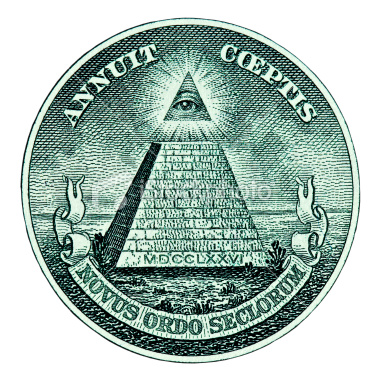 The All Seeing Eye At The Apex Of The Pyramid On The Us  1 Bill