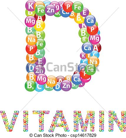 Vitamin D   Stock Illustration Lizenzfreie Illustration Stock Clip