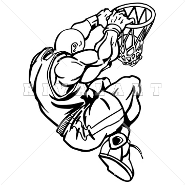 Basketball Player Dunking Clipart   Clipart Panda Free Clipart