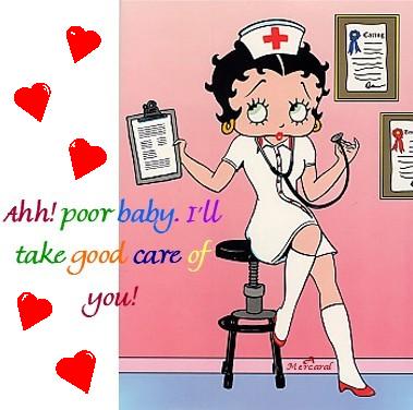 Betty Boop Nurse Clip Art Links Service