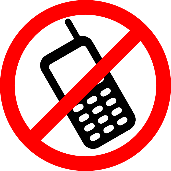 Do Not Use Cell Phone Signs   Clipart Best
