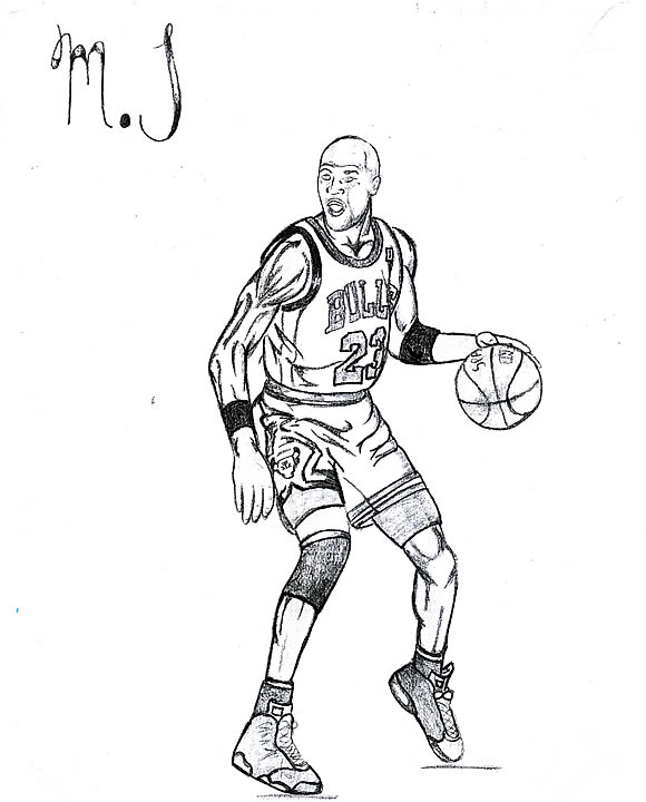 Free Coloring Pages Of Jordan Dunk