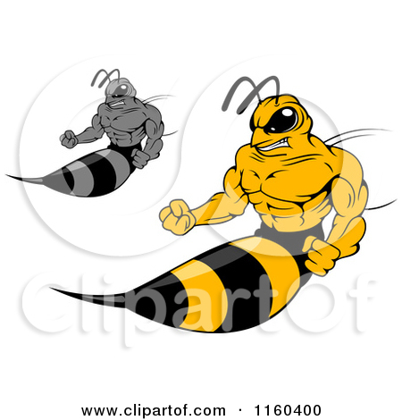 Free  Rf  Clipart Of Hornets Illustrations Vector Graphics  1