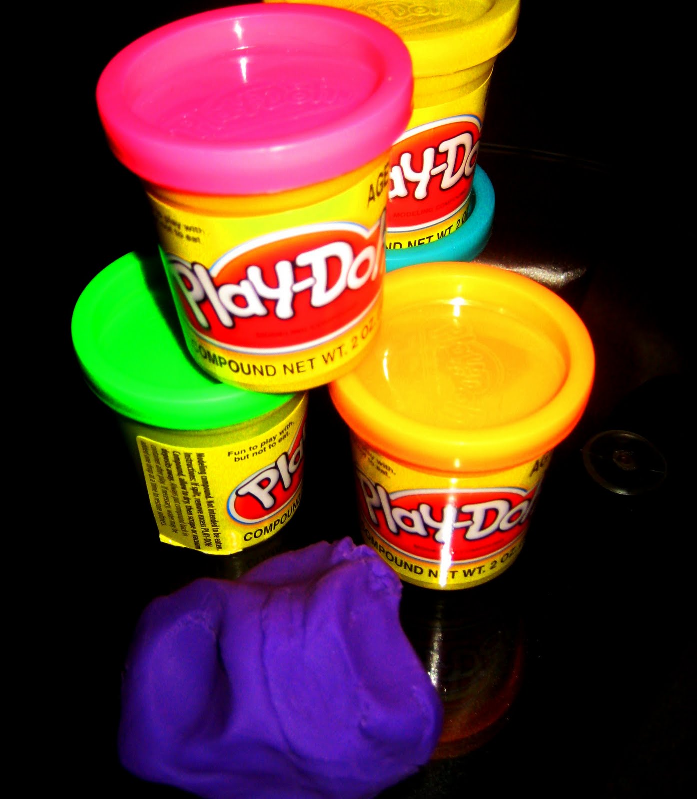 Had The Day Off  Hung Out With Elli And Played With Play Doh