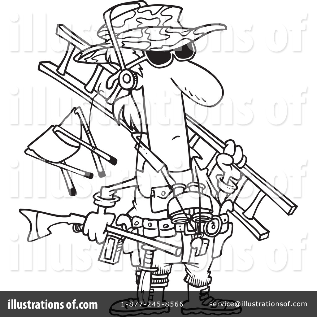 Hunting Clipart  442884 By Ron Leishman   Royalty Free  Rf  Stock    