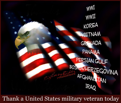 Thank A United States Military Veteran Today    Veterans Day