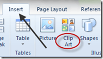 The Clip Art Search Facility Should Pop Up On The Right Side Of Your