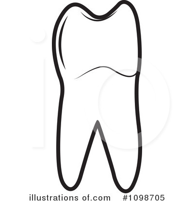 Tooth Clip Art Black And White