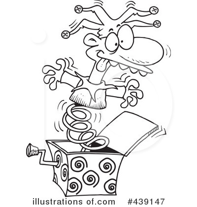 Toy Box Clipart Black And White Jack In The Box Clipart