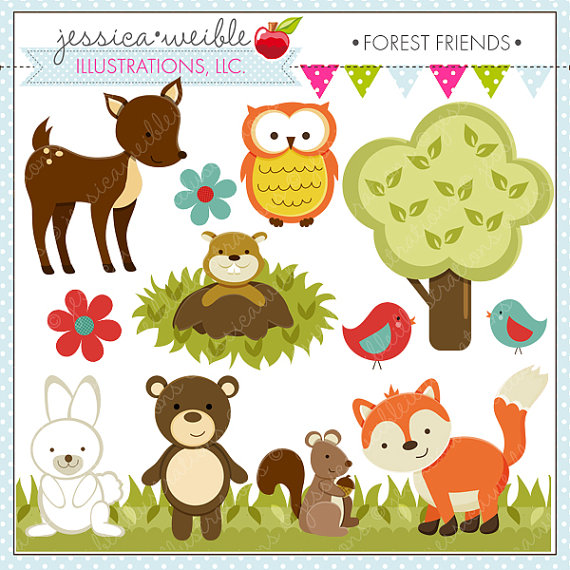 Animals Clipart Forest Animals Graphics Forest Animal Clipart
