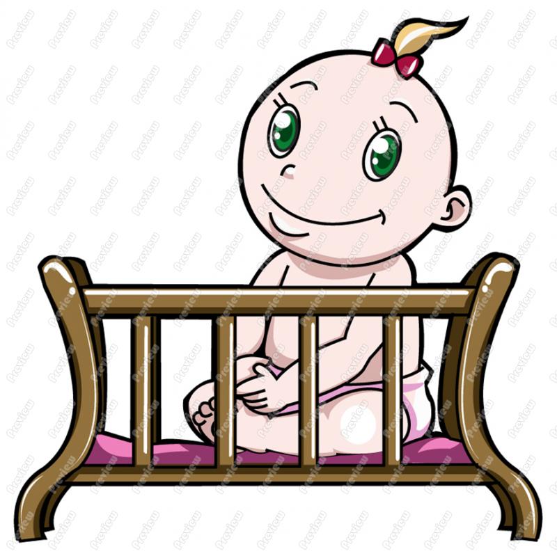 Baby Girl Cartoon Stock Vector Seamless Baby Girl Pattern Pink Cartoon