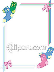 Baby Socks Clipart