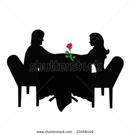 Back   Pix For   Romantic Dinner Clipart