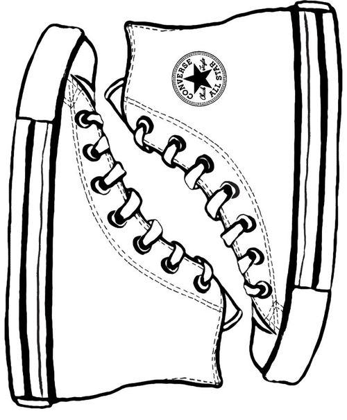 Converse Sneaker Clip Art