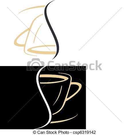 Cup Of Coffee Latte   Vector