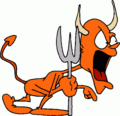 Devil Screaming Clipart Gif