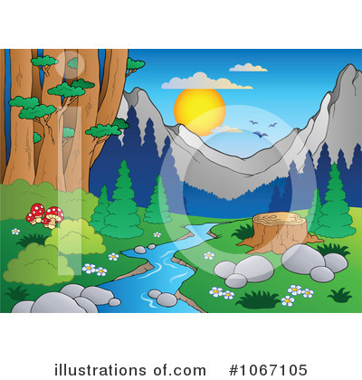 Forest Clipart  1067105 By Visekart   Royalty Free  Rf  Stock