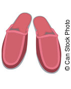 Fuzzy Slippers Illustrations And Clipart