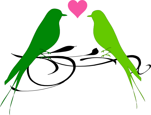 Love Birds Clip Art At Clker Com   Vector Clip Art Online Royalty