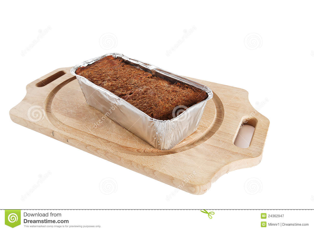 Meat Loaf In Baking Tray Royalty Free Stock Photography   Image    
