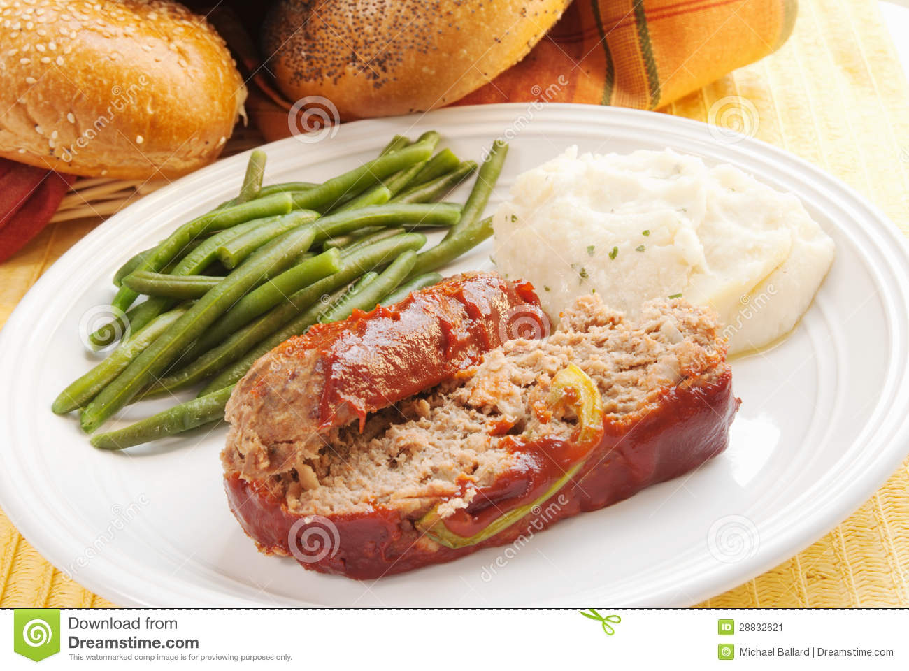 Meat Loaf Stock Image   Image  28832621