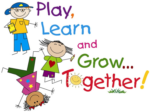 Play Learn Grow Together Clipart
