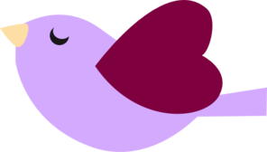 Purple Bird Clip Art At Clker Com   Vector Clip Art Online Royalty