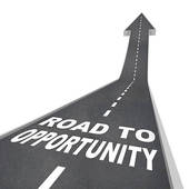 Road To Opportunity   Travel To Success And Growth   Stock