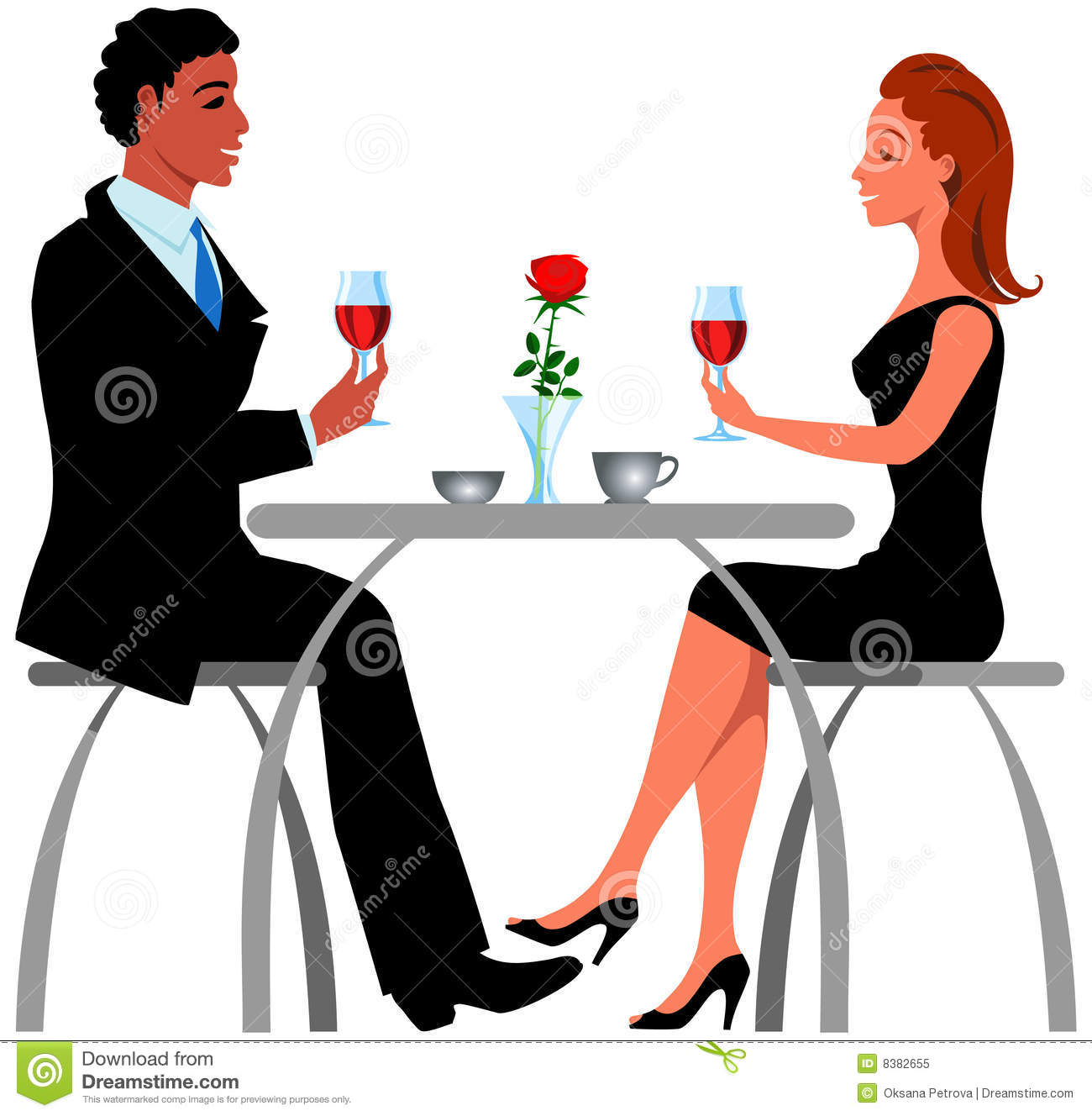 Romantic Dinner Clipart Romantic Dinner