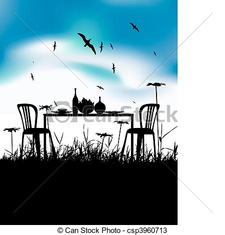 Romantic Dinner For Two Person   Csp3960713