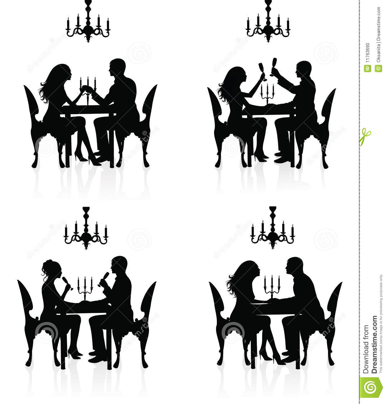 Romantic Dinner  Stock Photo   Image  11763690