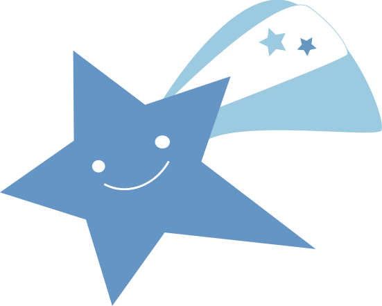 Shooting Happy Star Blue   Http   Www Wpclipart Com Education Gold