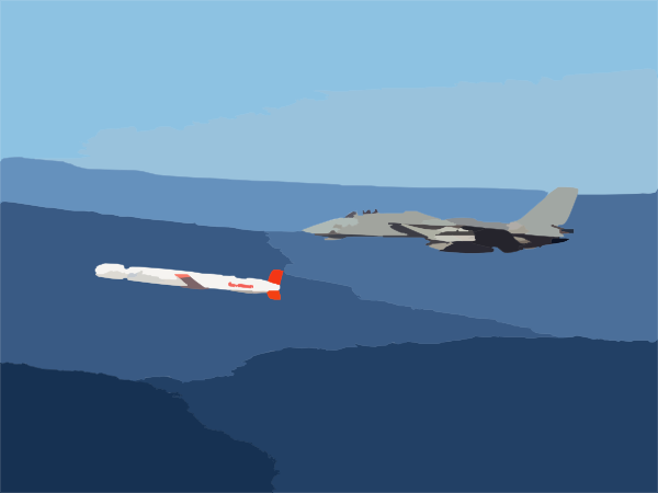 Tactical Tomahawk Block Iv Cruise Missile Clip Art At Clker Com