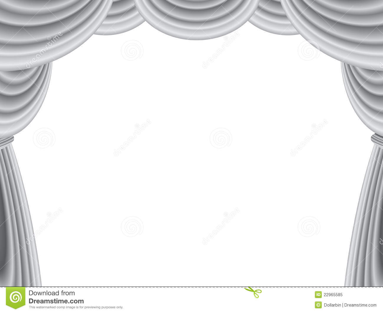 Velvet Stage Curtain Royalty Free Stock Photo   Image  22965585