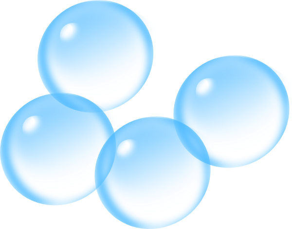 Blue Bubbles Clip Art At Clker Com   Vector Clip Art Online Royalty