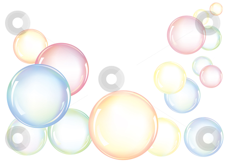 Bubbles Stock Vector Clipart An Arrangement Of Colorful Soap Bubbles    