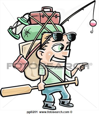 Clipart   A Man Going On A Fishing Trip  Fotosearch   Search Clip Art    