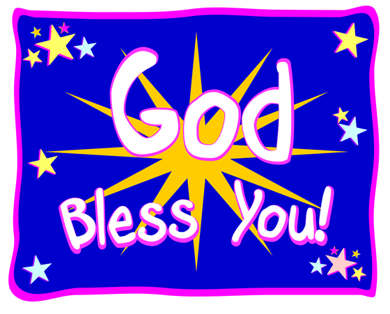 Free Christian Clip Art  God Bless You  Link To Us