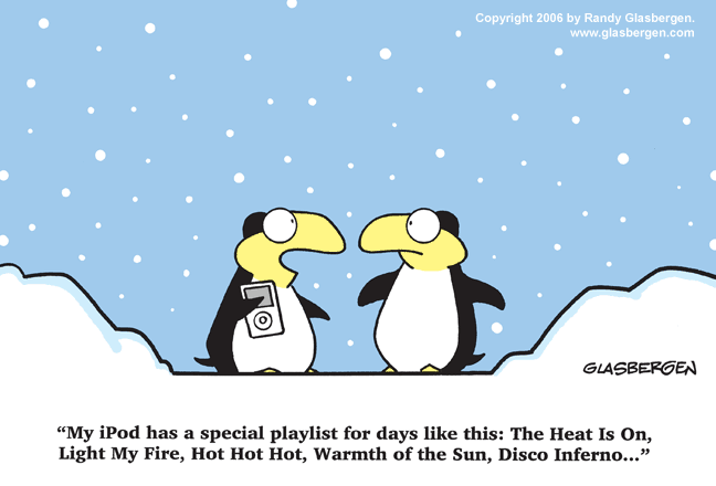 One Penguin Says To Another  My Ipod Has A Special Playlist For Days