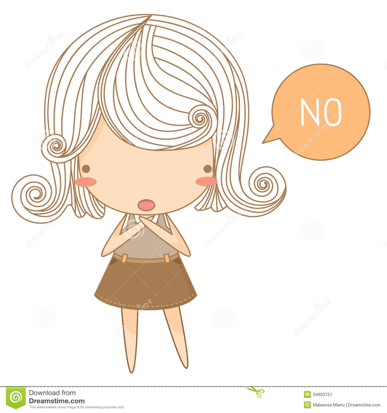 Person Clipart Person Saying No Clipart