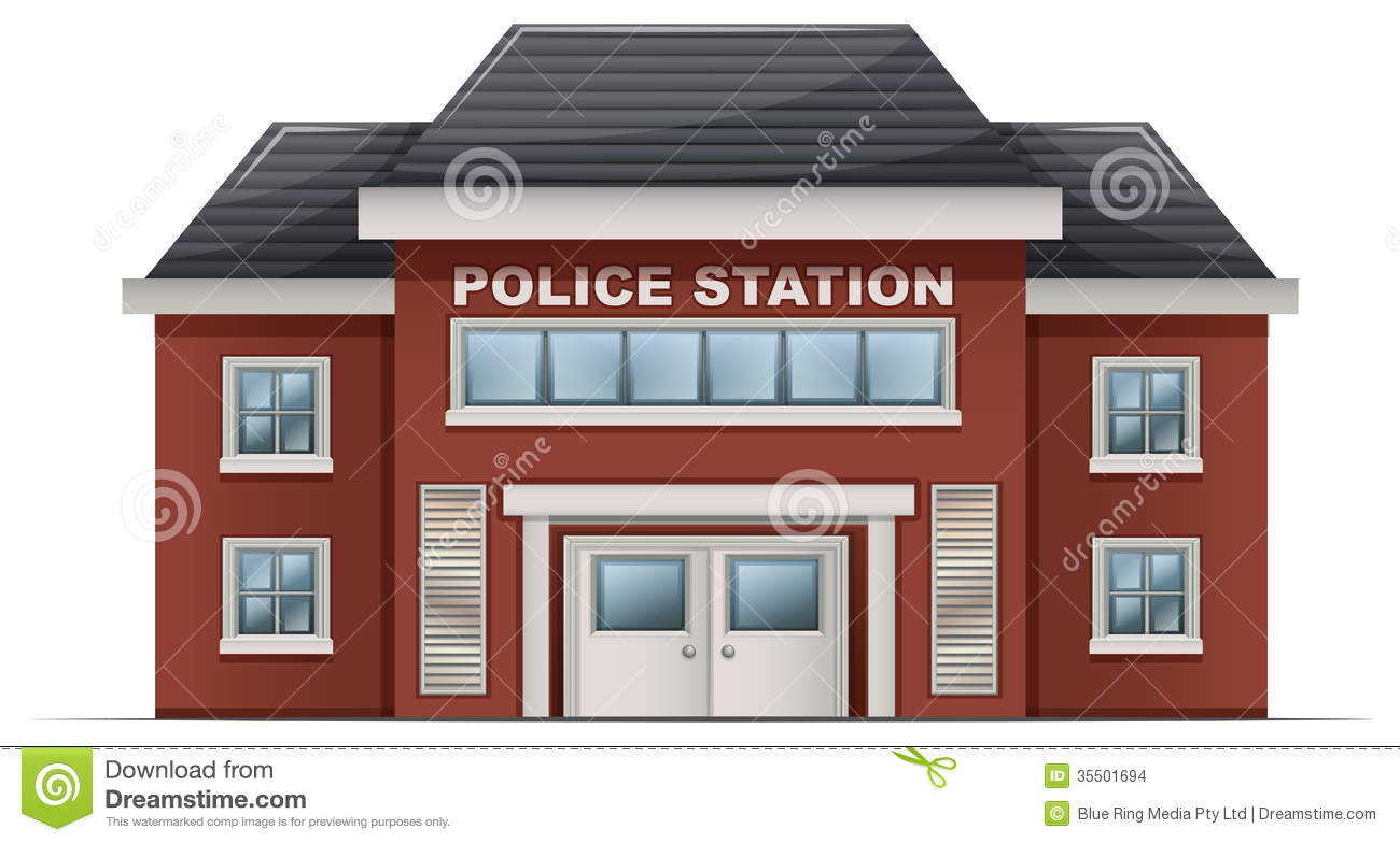 Police Station Building Stock Images   Image  35501694