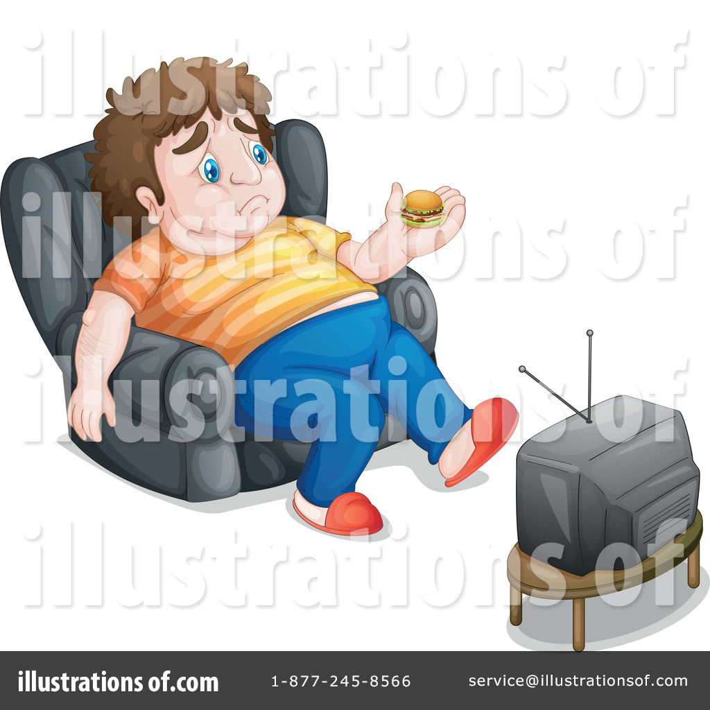 Royalty Free  Rf  Couch Potato Clipart Illustration By Colematt
