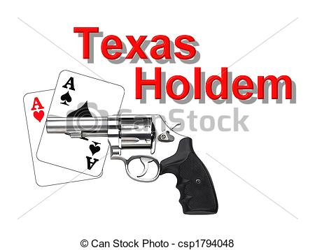 Stock Illustration Of Texas Holdem Poker Logo Csp1794048   Search Eps
