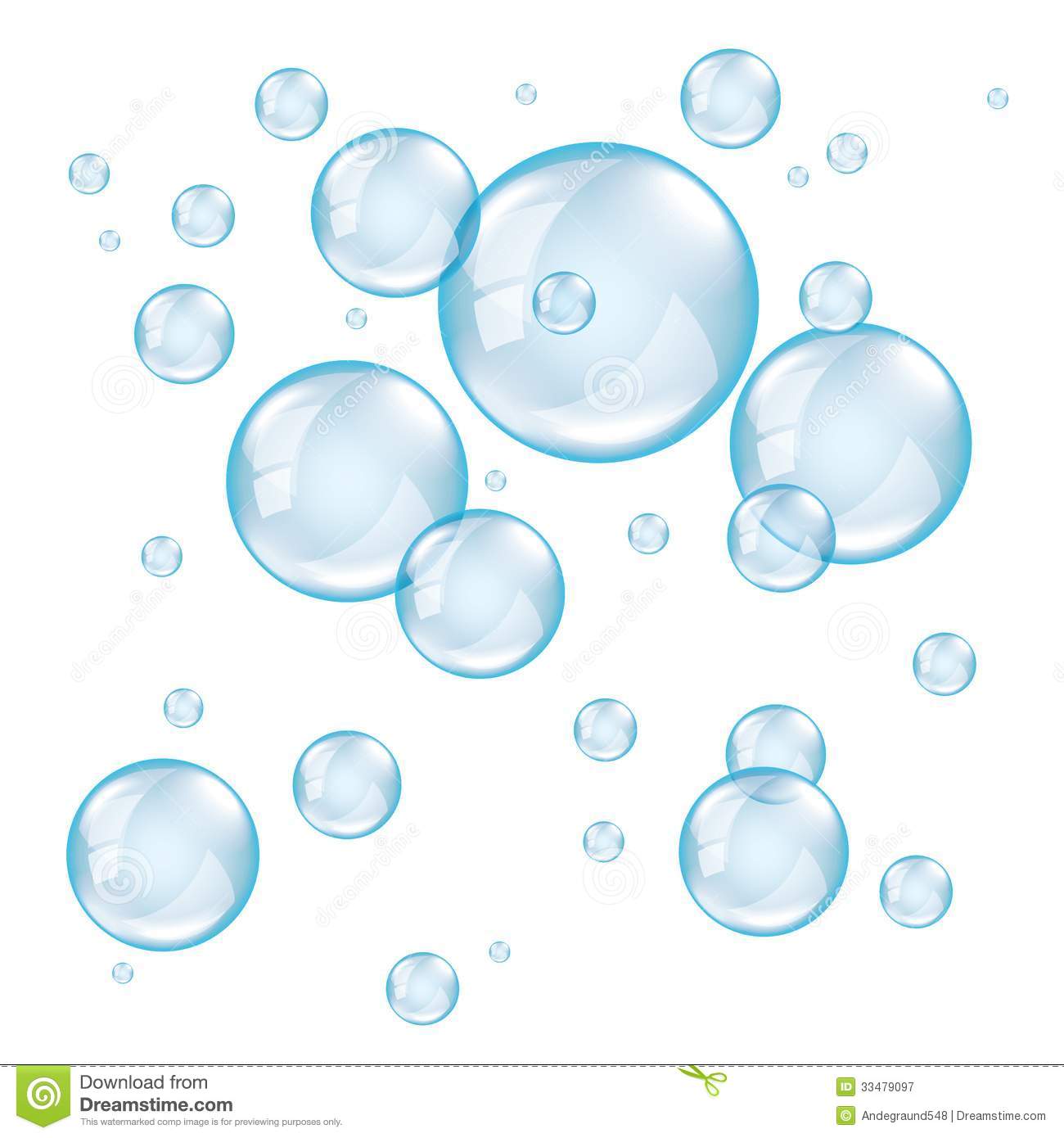 Transparent Soap Bubbles Photo Realistic Vector Royalty Free Stock