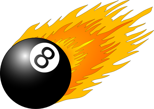 Ball With Flames 2 Clip Art At Clker Com   Vector Clip Art Online